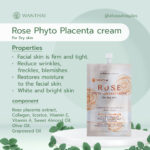 Rose Phyto Placenta Cream for dry skin sachet